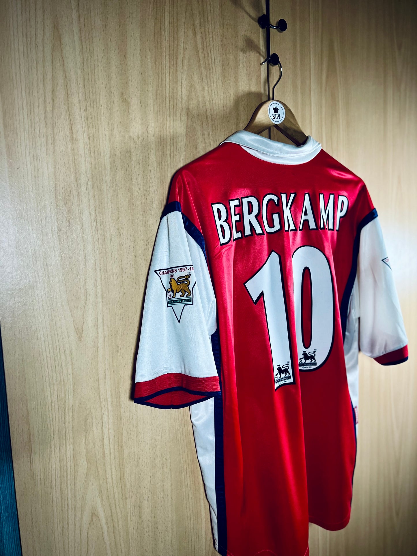 Arsenal 1998-99 Home PL Shirt BERGKAMP #10