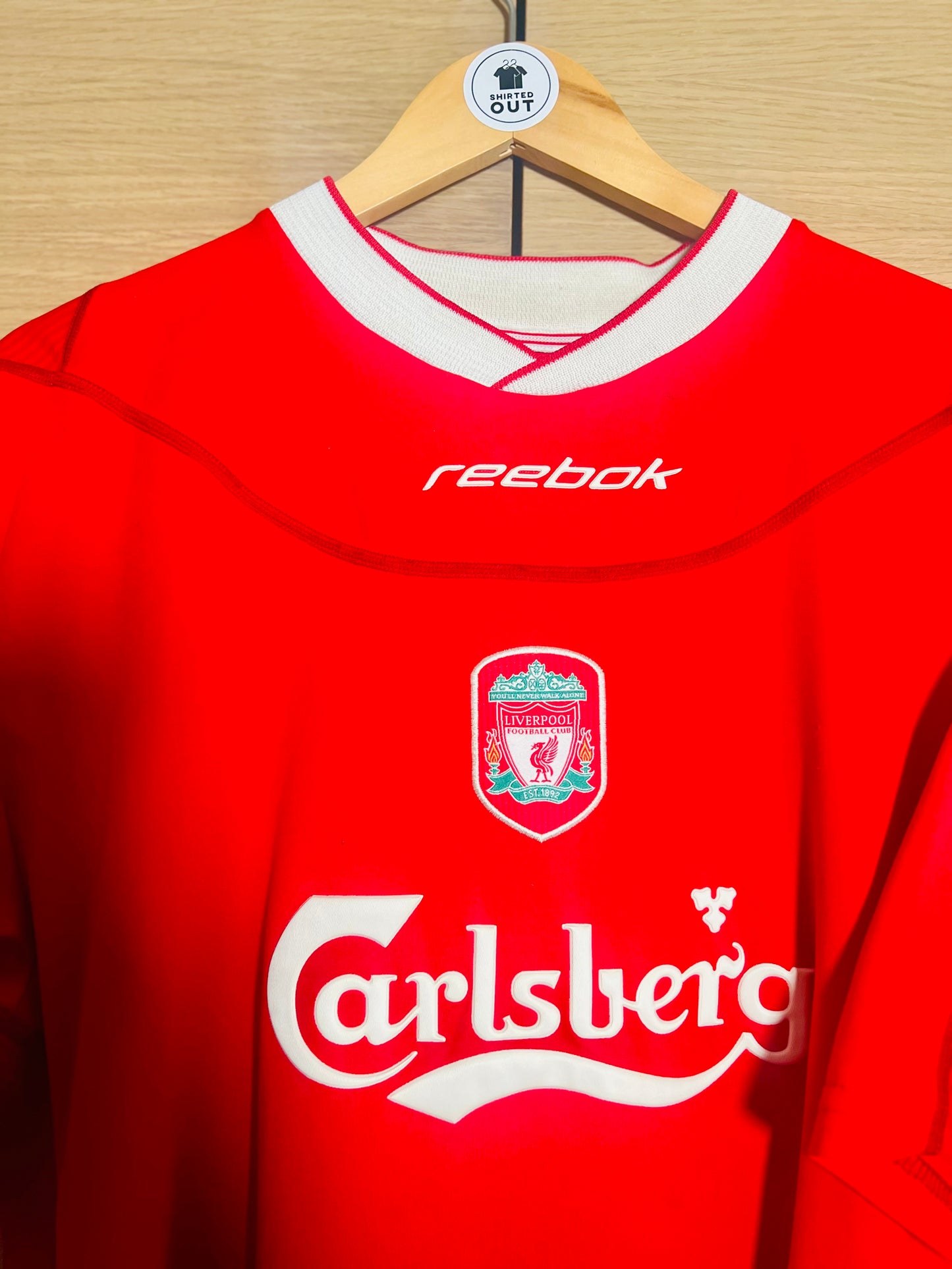 Liverpool 2002-04 Home PL Shirt Gerrard #17