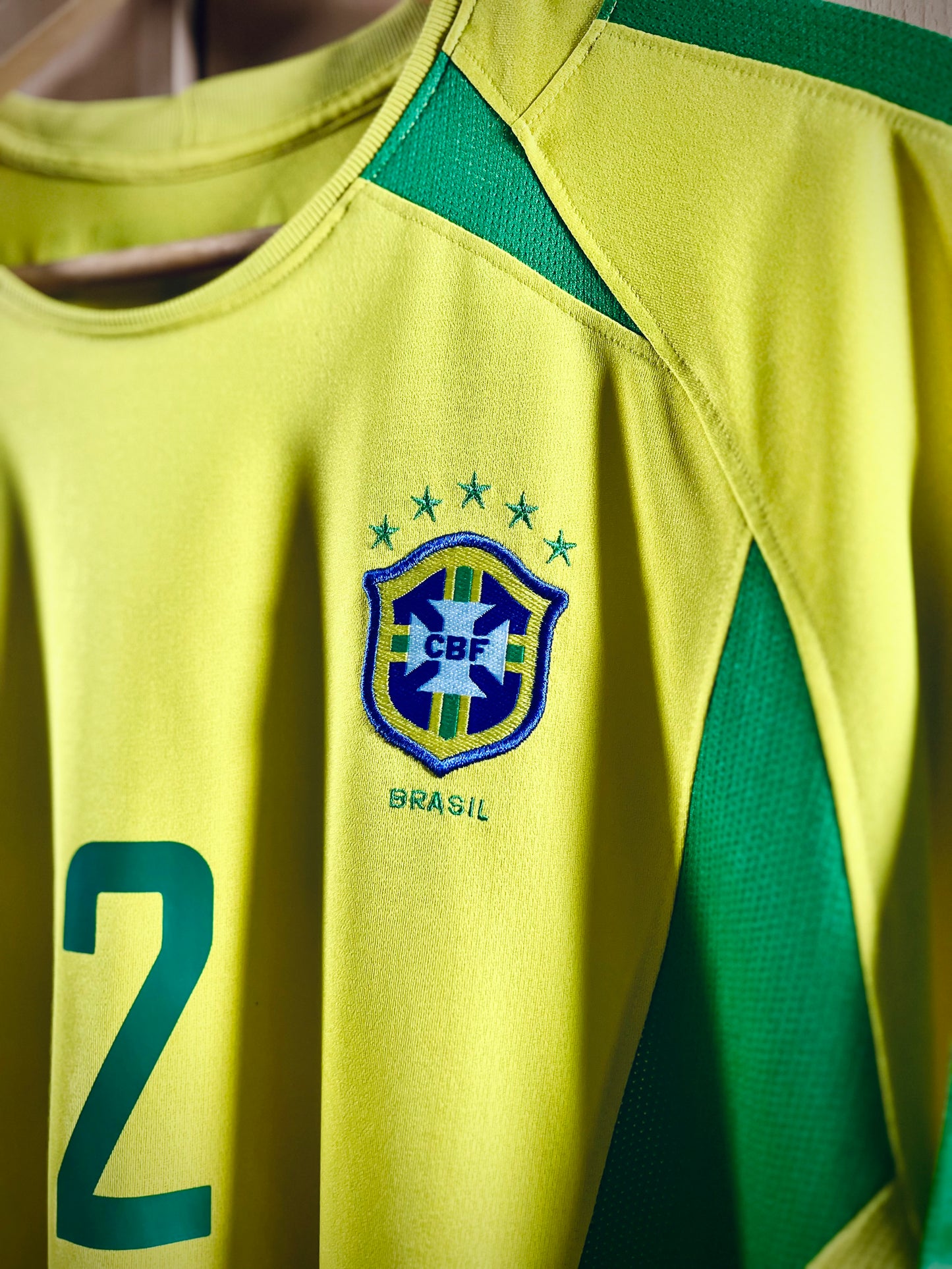 Brazil 2002-04 Home Shirt CAFU #2