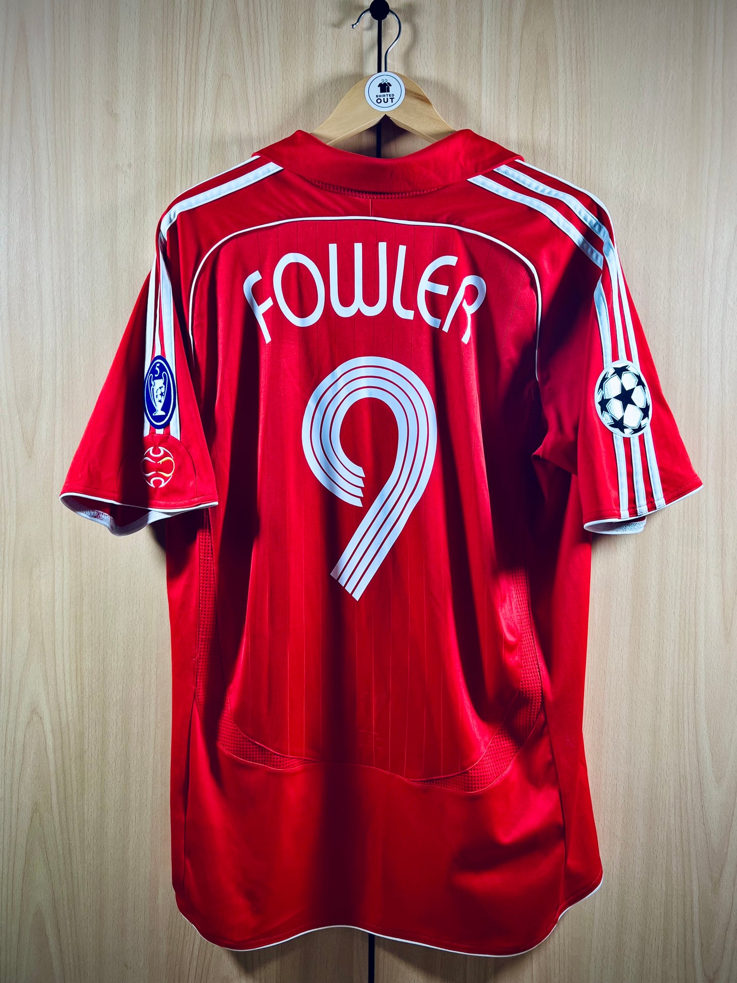 Liverpool 2006-08 Home CL Shirt FOWLER #9