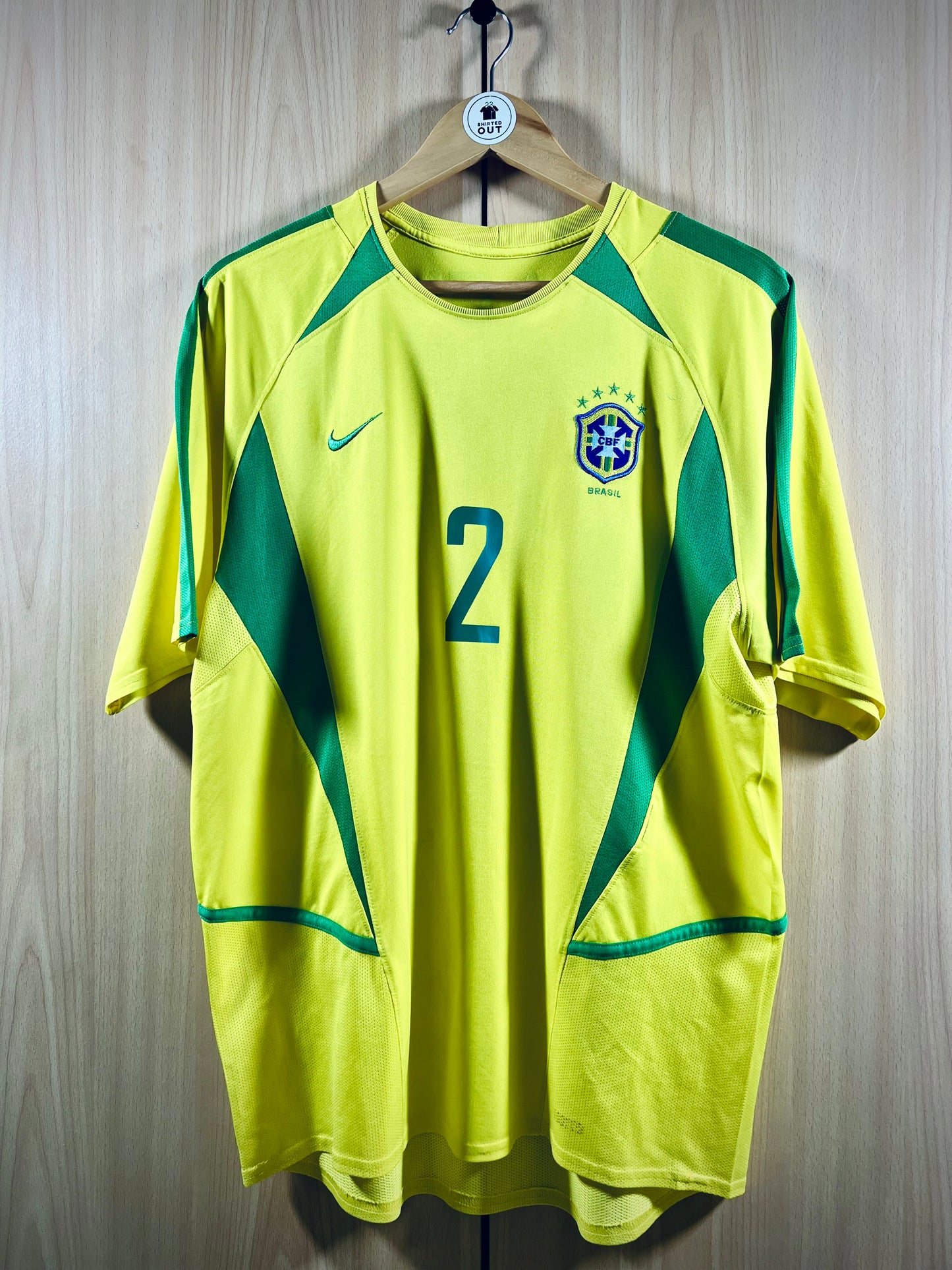 Brazil 2002-04 Home Shirt CAFU #2