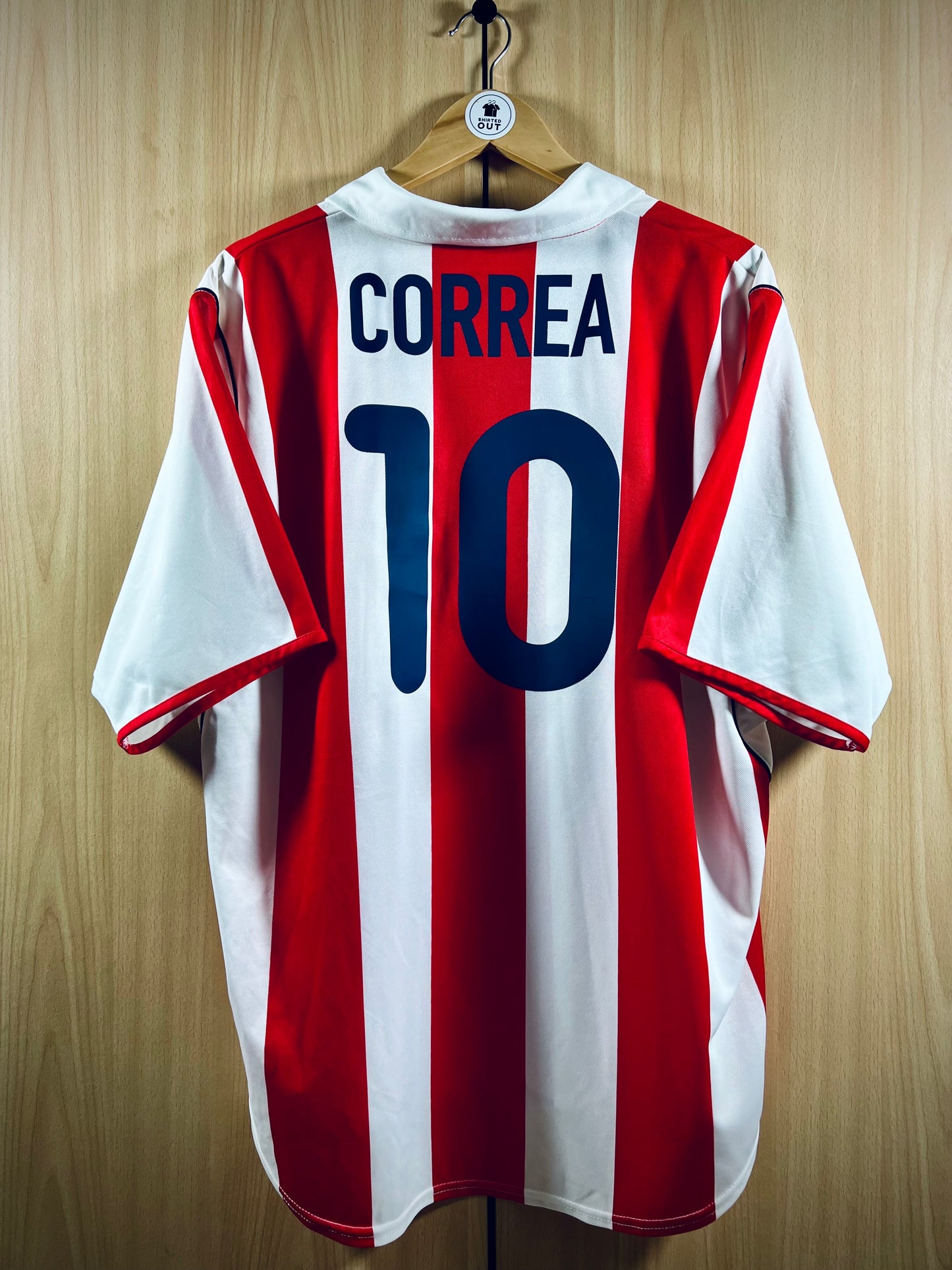 Atletico Madrid 2001-02 Home Shirt CORREA #10