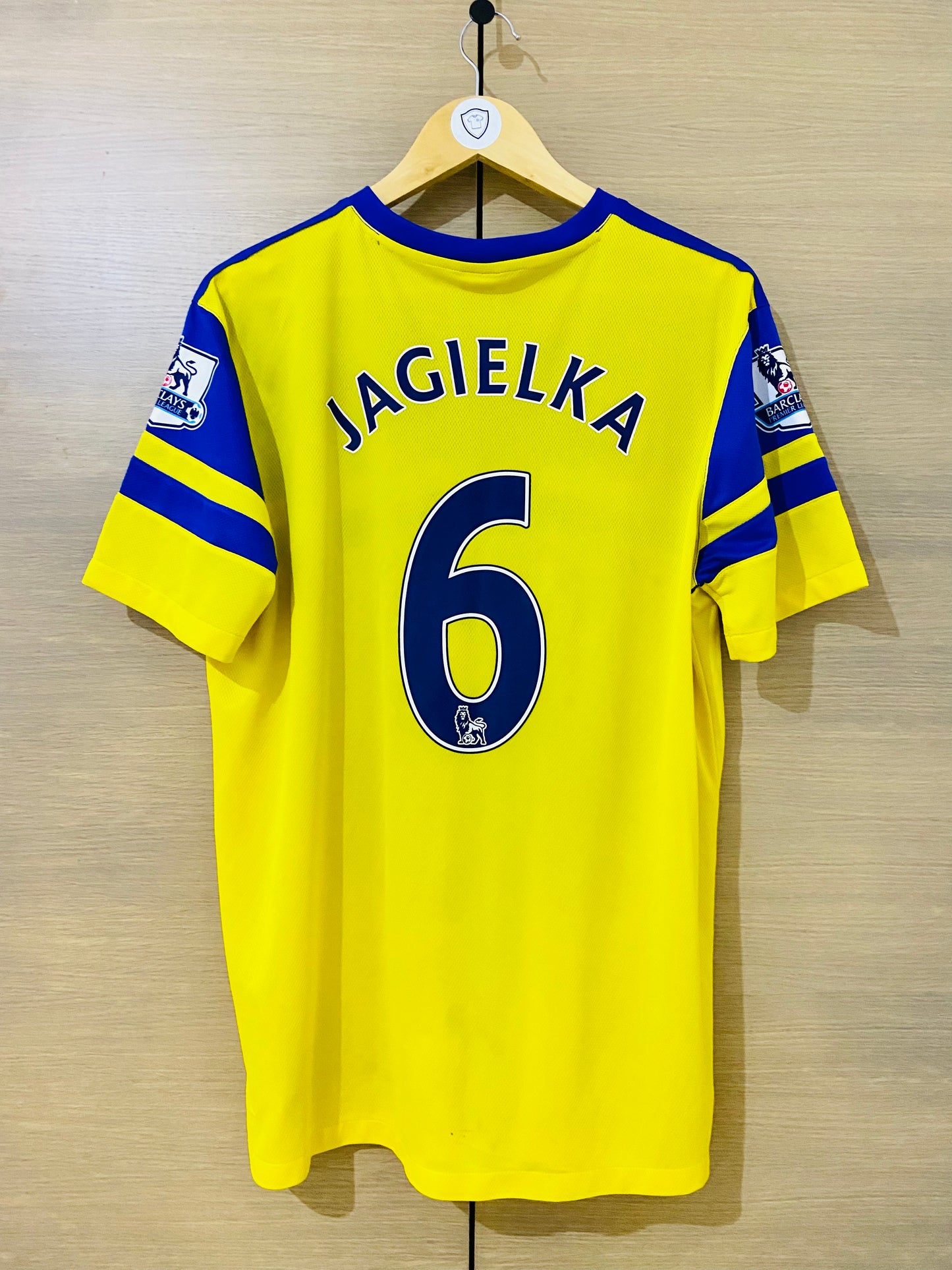 Everton 2013-14 Away Shirt Jagielka #6