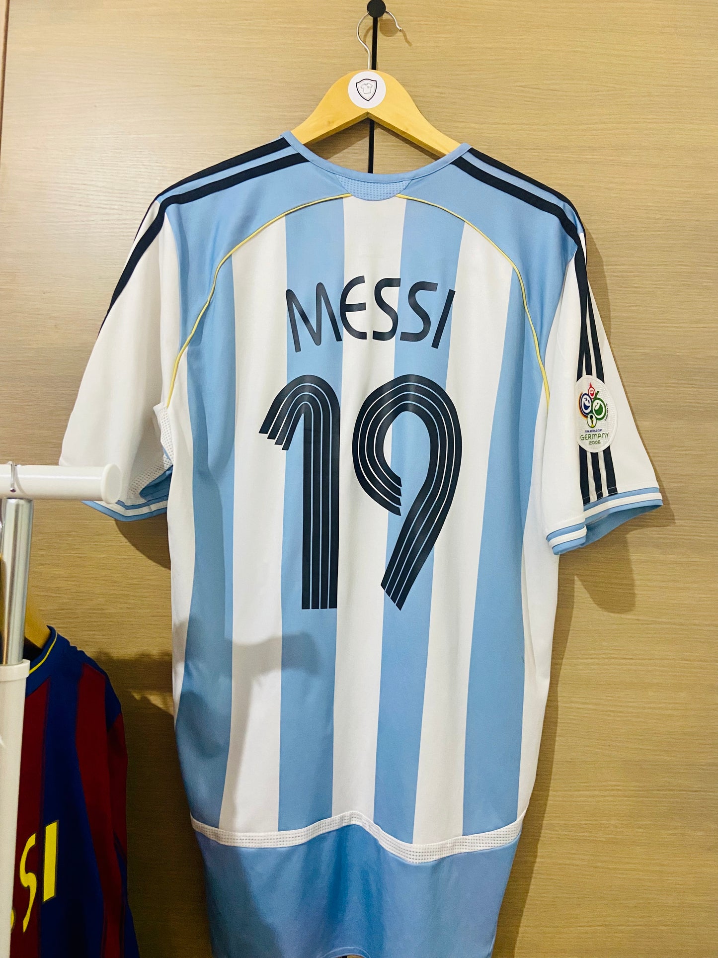 Argentina 2006 Home Shirt Messi #19