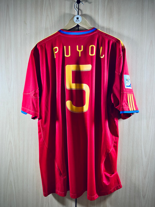 Spain 2010 Home WC Shirt PUYOL #5