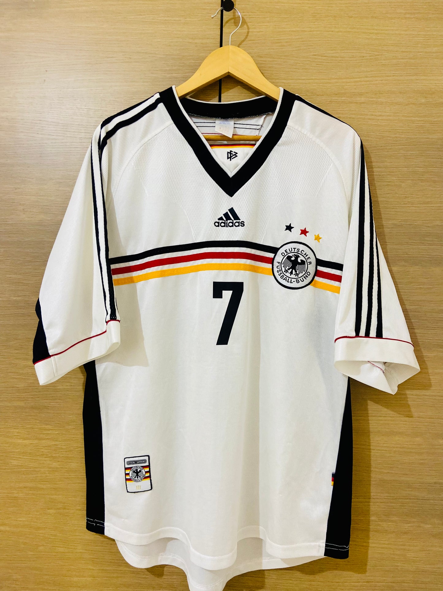 Germany 1998 Home Shirt Moller #7