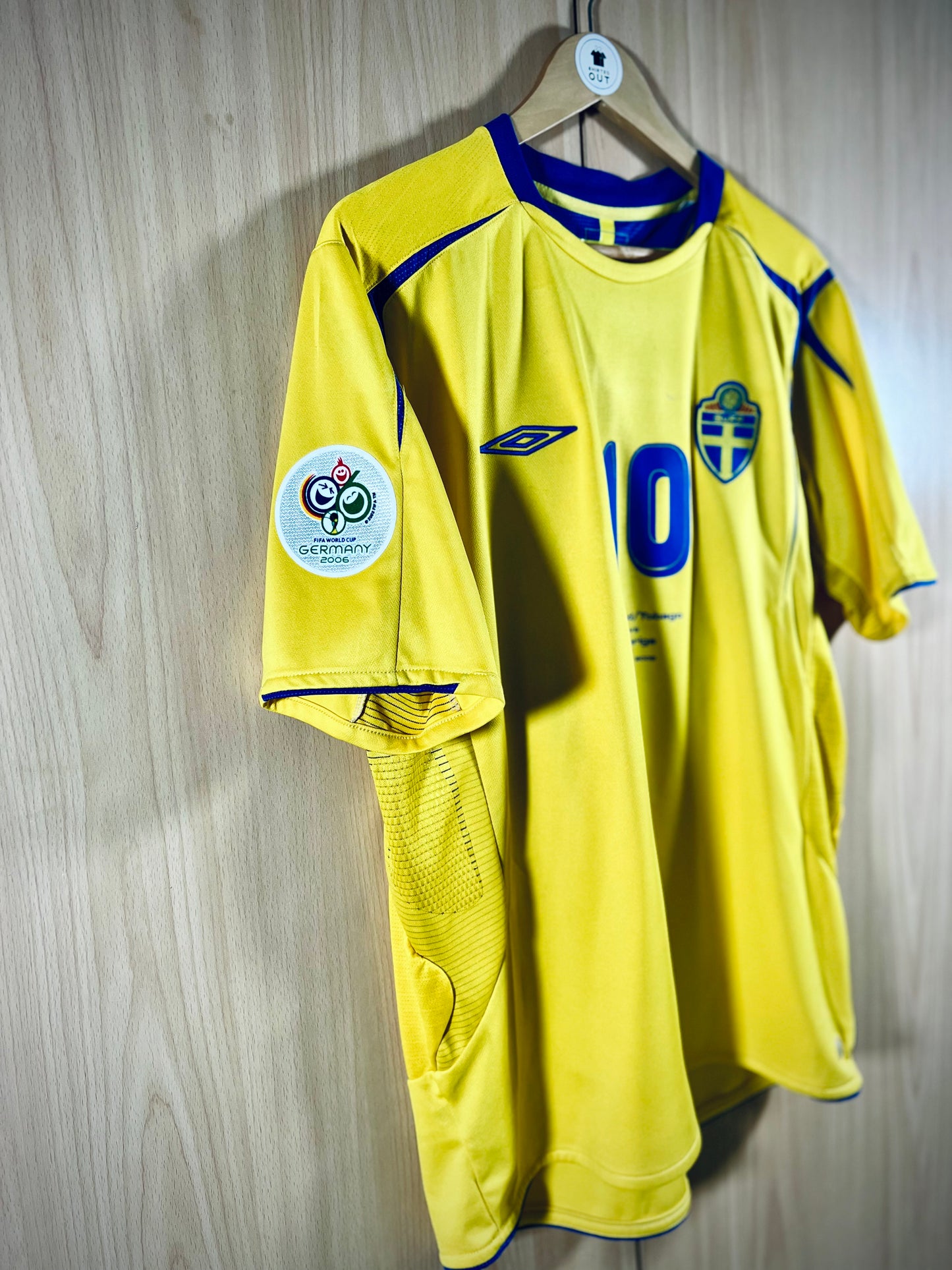 Sweden 2006 home WC Shirt IBRAHIMOVIC #10