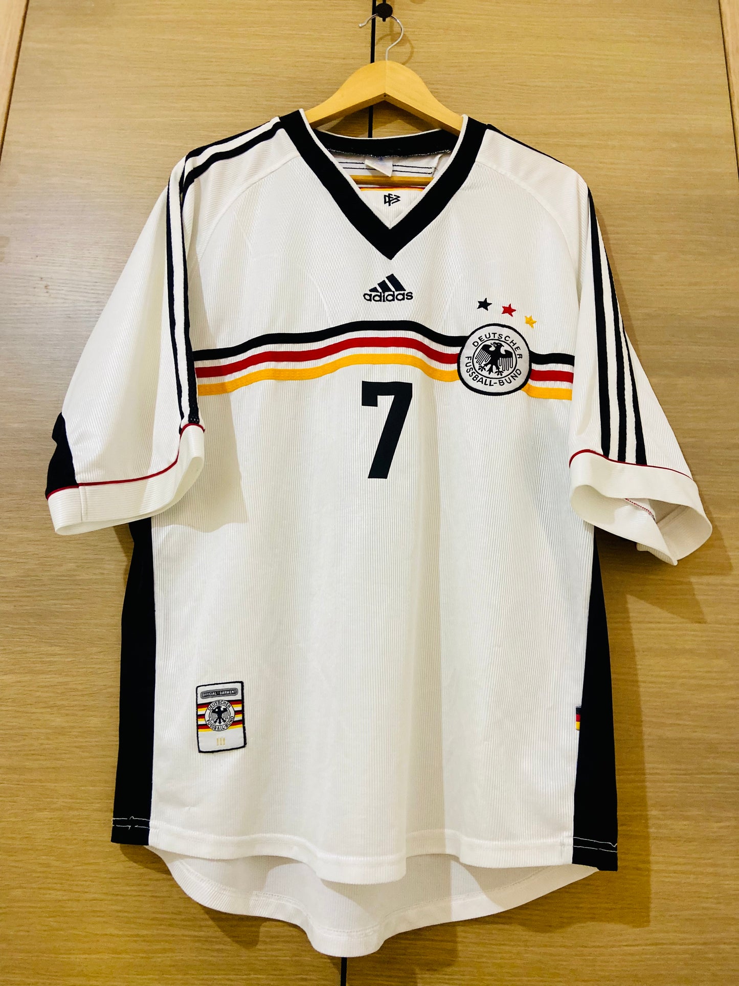 Germany 1998 Home Shirt Moller #7