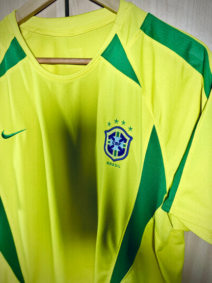 Brazil 2002-04 Home Shirt #10