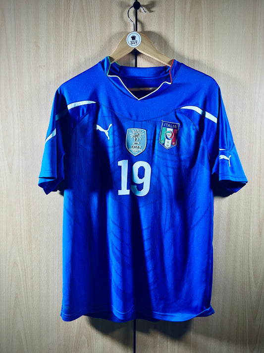 Italy 2010 WC home shirt ZAMBROTTA #19