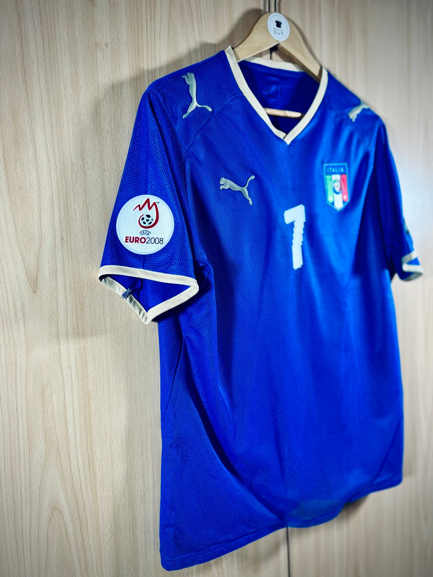 Italy 2008 Home Euro Shirt DEL PIERO #7