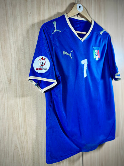 Italy 2008 Home Euro Shirt DEL PIERO #7