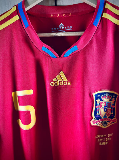 Spain 2010 Home WC Shirt PUYOL #5