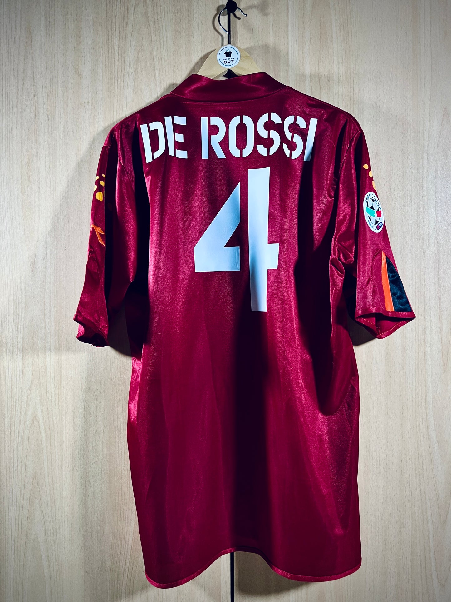 AS Roma 2004-05 Home Calcio Shirt DE ROSSI #4