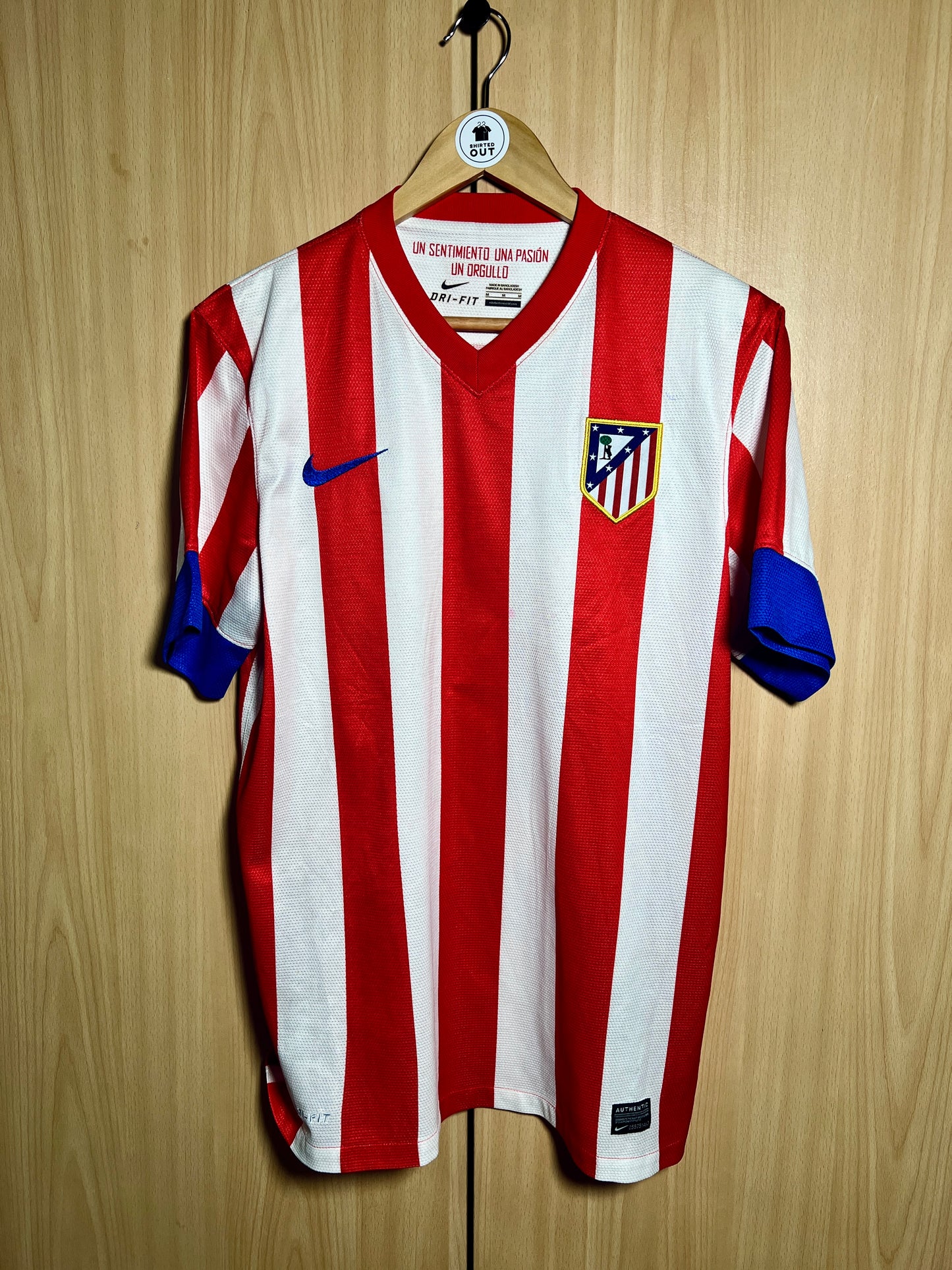 Atletico Madrid 2012-13 Home Match Issue Shirt Emre Belözoğlu #21