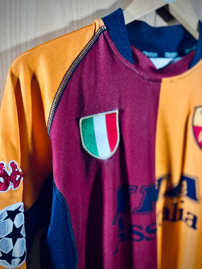 AS Roma 2001-02  Home European Shirt CASSANO #18