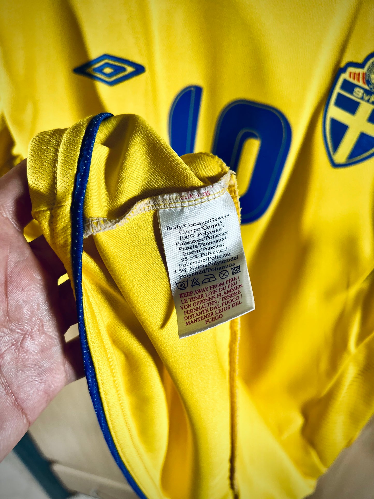 Sweden 2006 home WC Shirt IBRAHIMOVIC #10