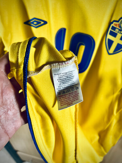 Sweden 2006 home WC Shirt IBRAHIMOVIC #10