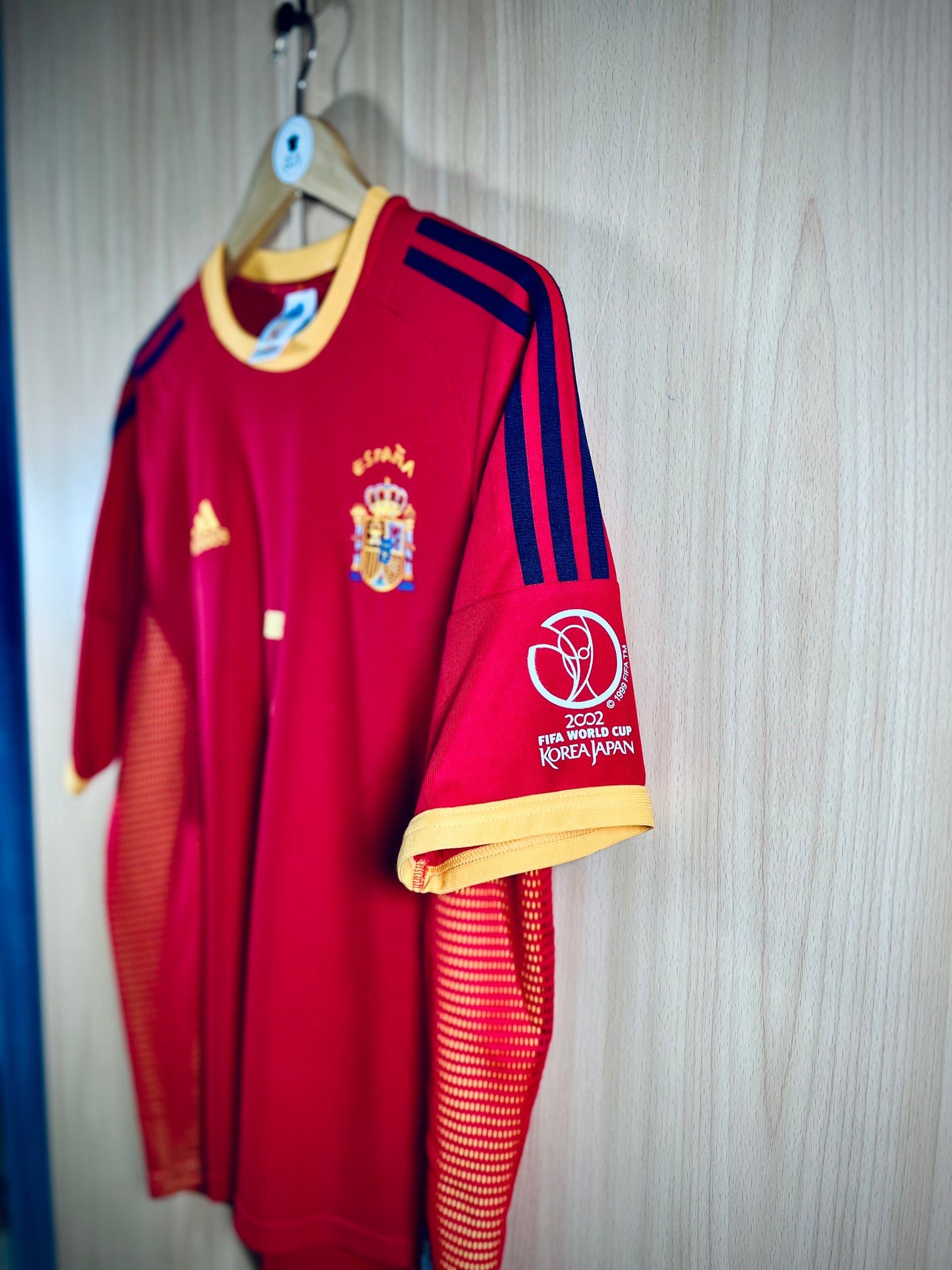 Spain 2002 Home WC Shirt RAUL #7