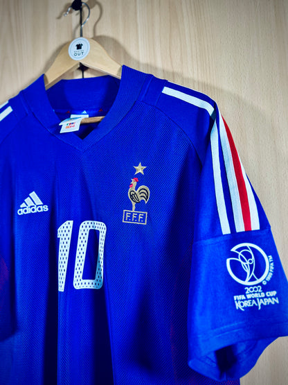 France 2002 Home WC Shirt ZIDANE #10