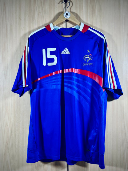 France 2007-08 Home Shirt THURAM  #15