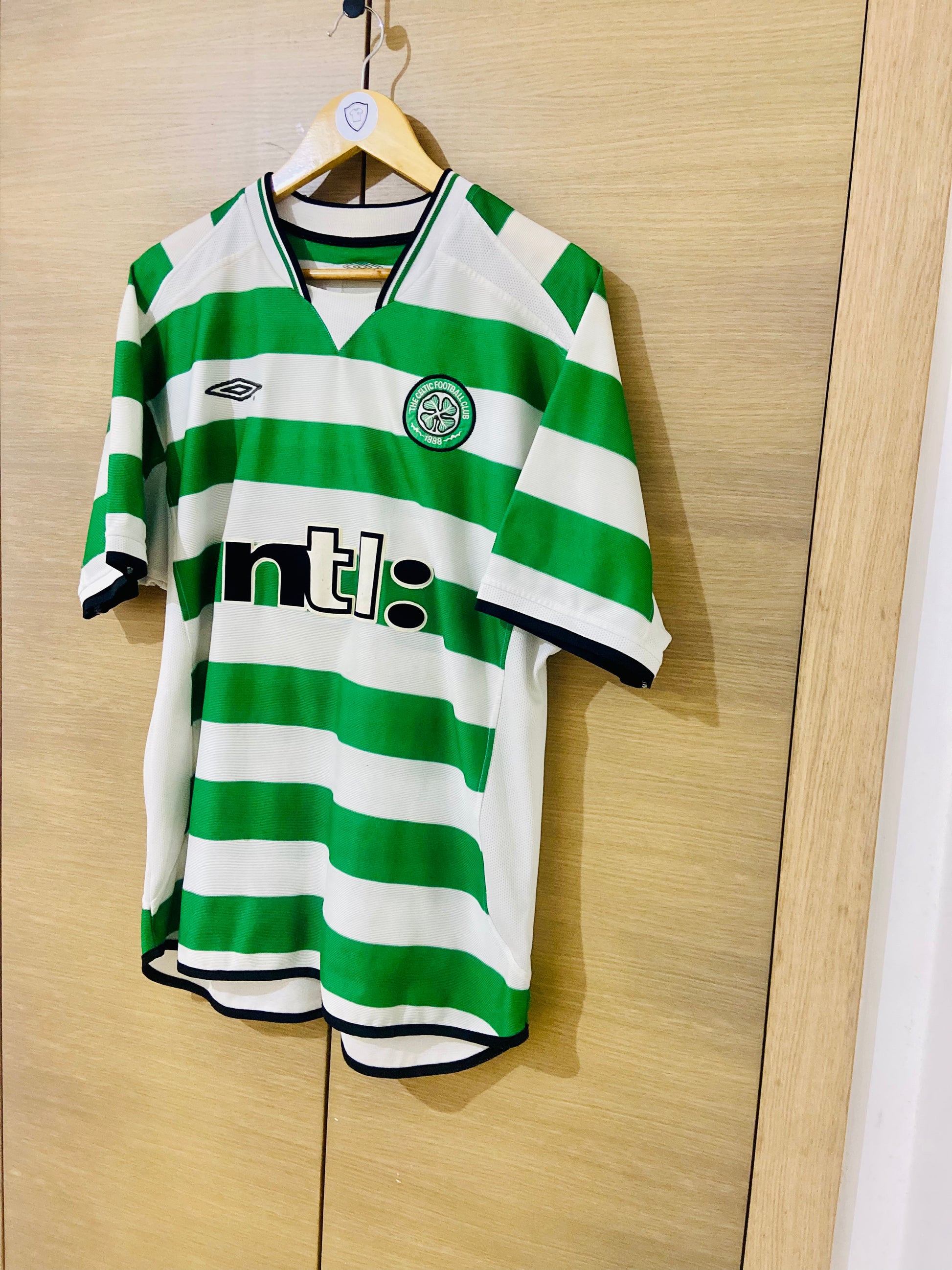 Maillot de football à domicile FC Celtic Glasgow 2001 2003 maillot de Maillot de football à domicile FC Celtic Glasgow 2001 2003 maillot de