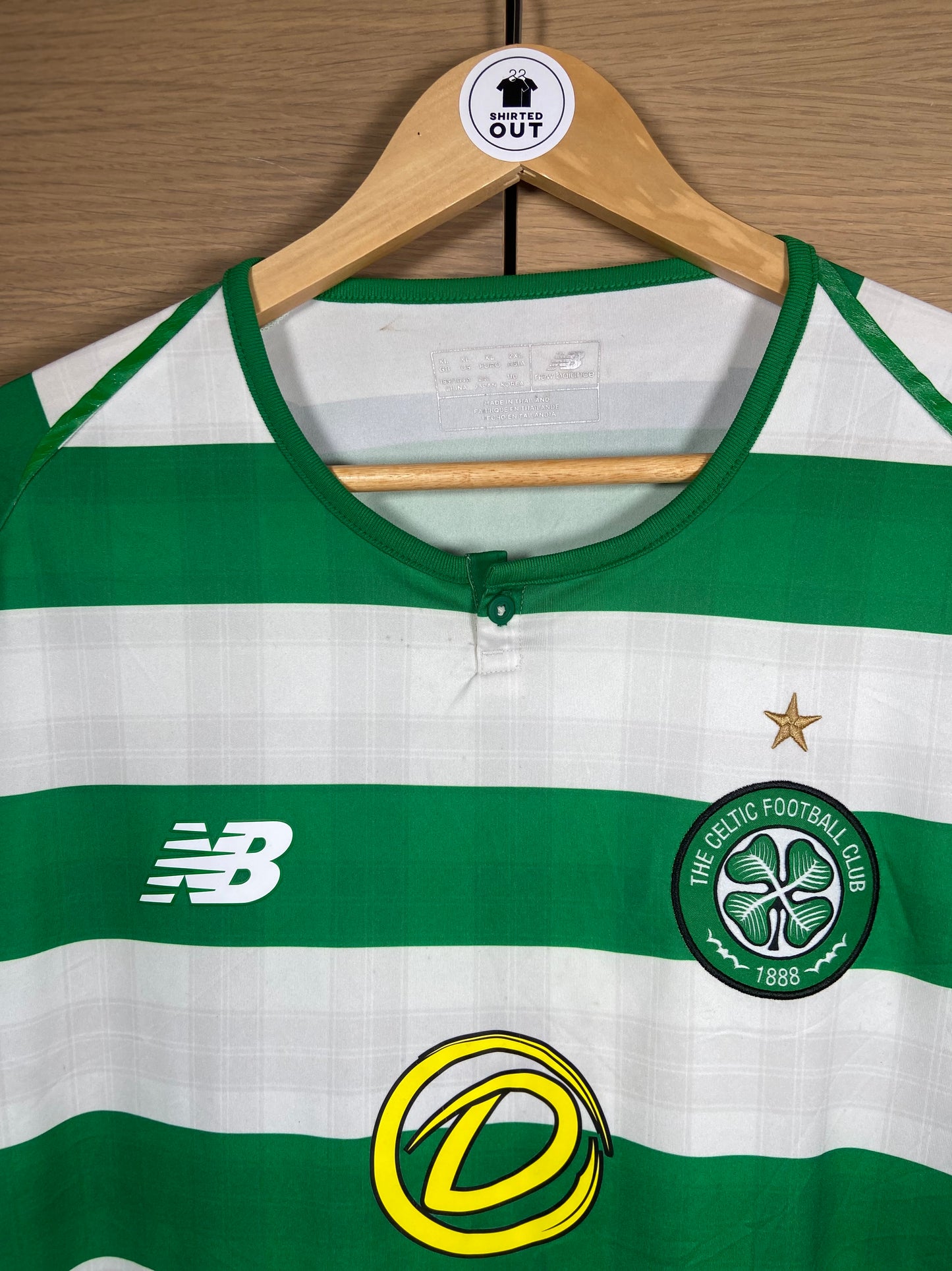 Celtic Glasgow 2018-19 Home Shirt Dembélé #10