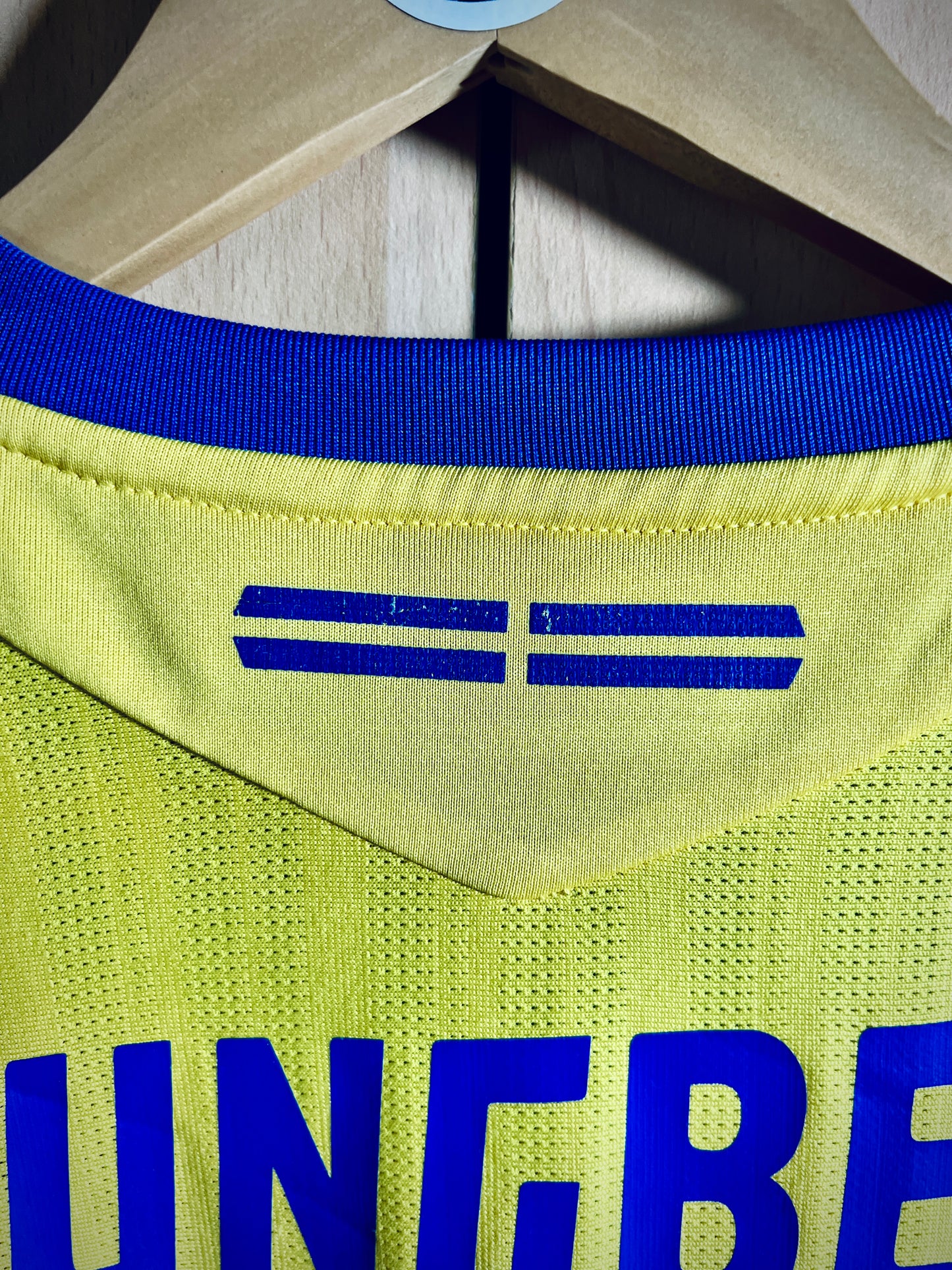 Sweden 2008 Euro home Shirt LJUNGBERG #9