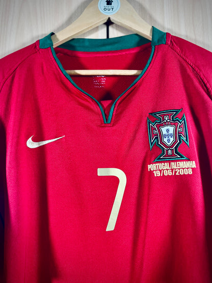 Portugal 2008 Home Euro Shirt RONALDO #7
