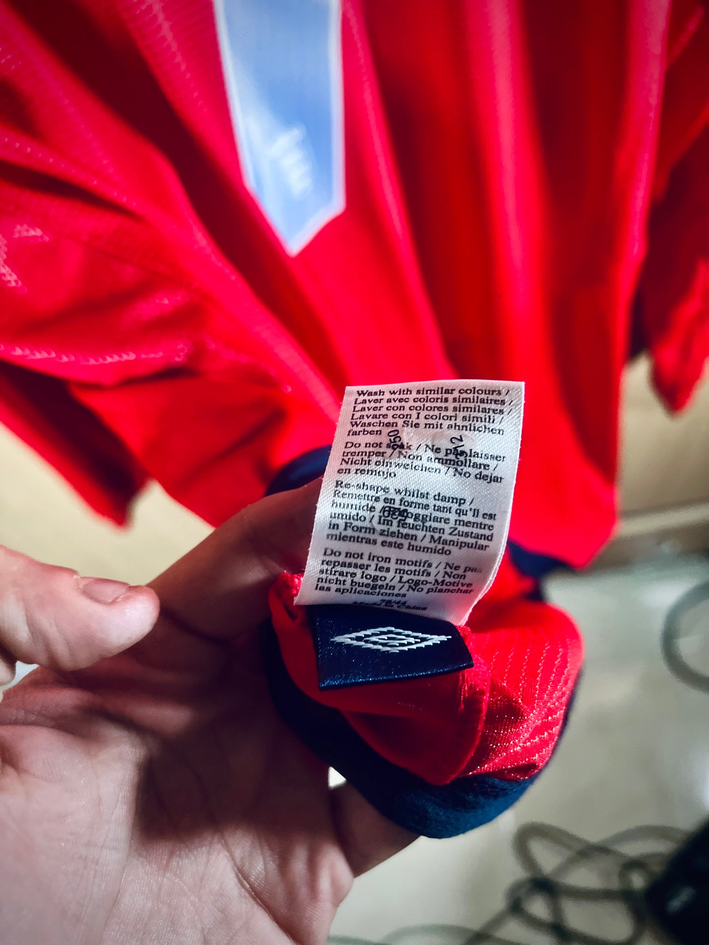 England 2004-06 away LS Shirt BECKHAM  #7