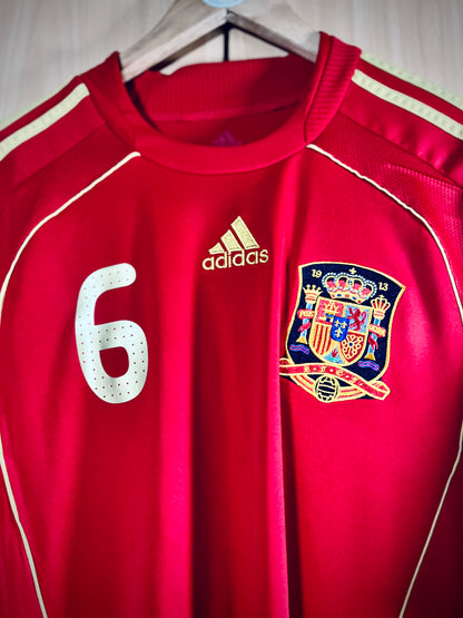 Spain 2008 Home Shirt A. INIESTA #6
