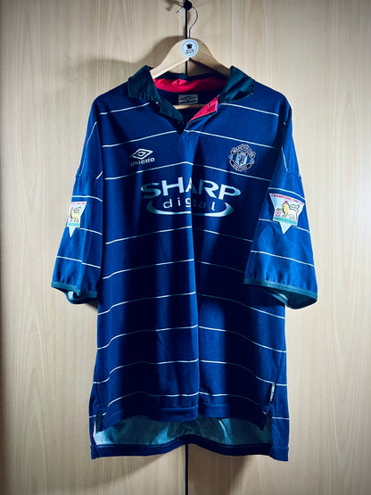 Manchester United 1999-00 Away PL Shirt KEANE #16