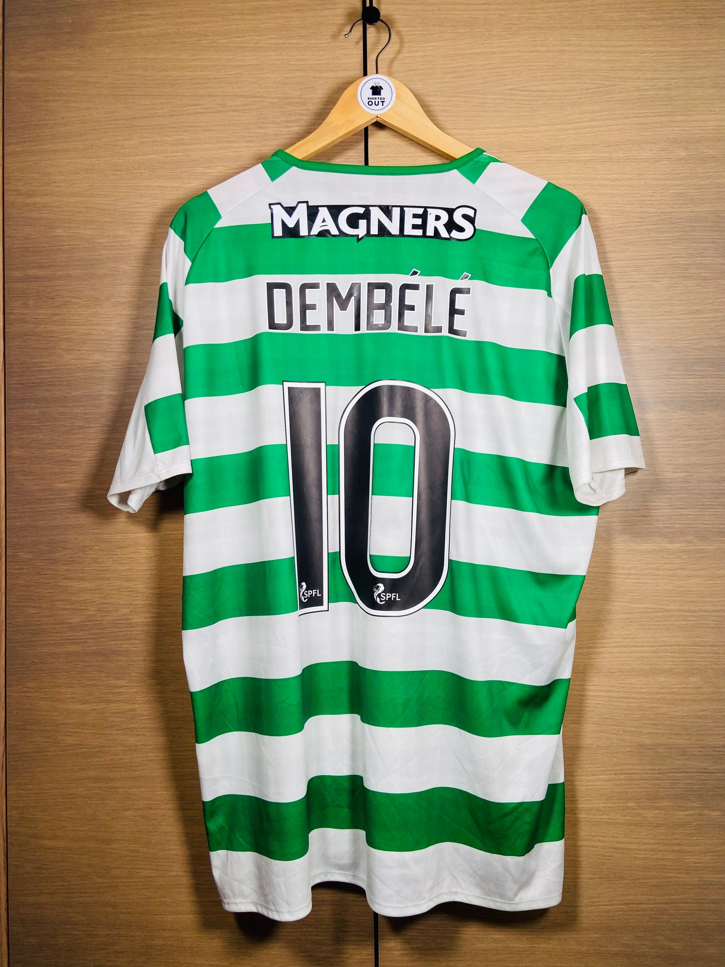 Celtic Glasgow 2018-19 Home Shirt Dembélé #10