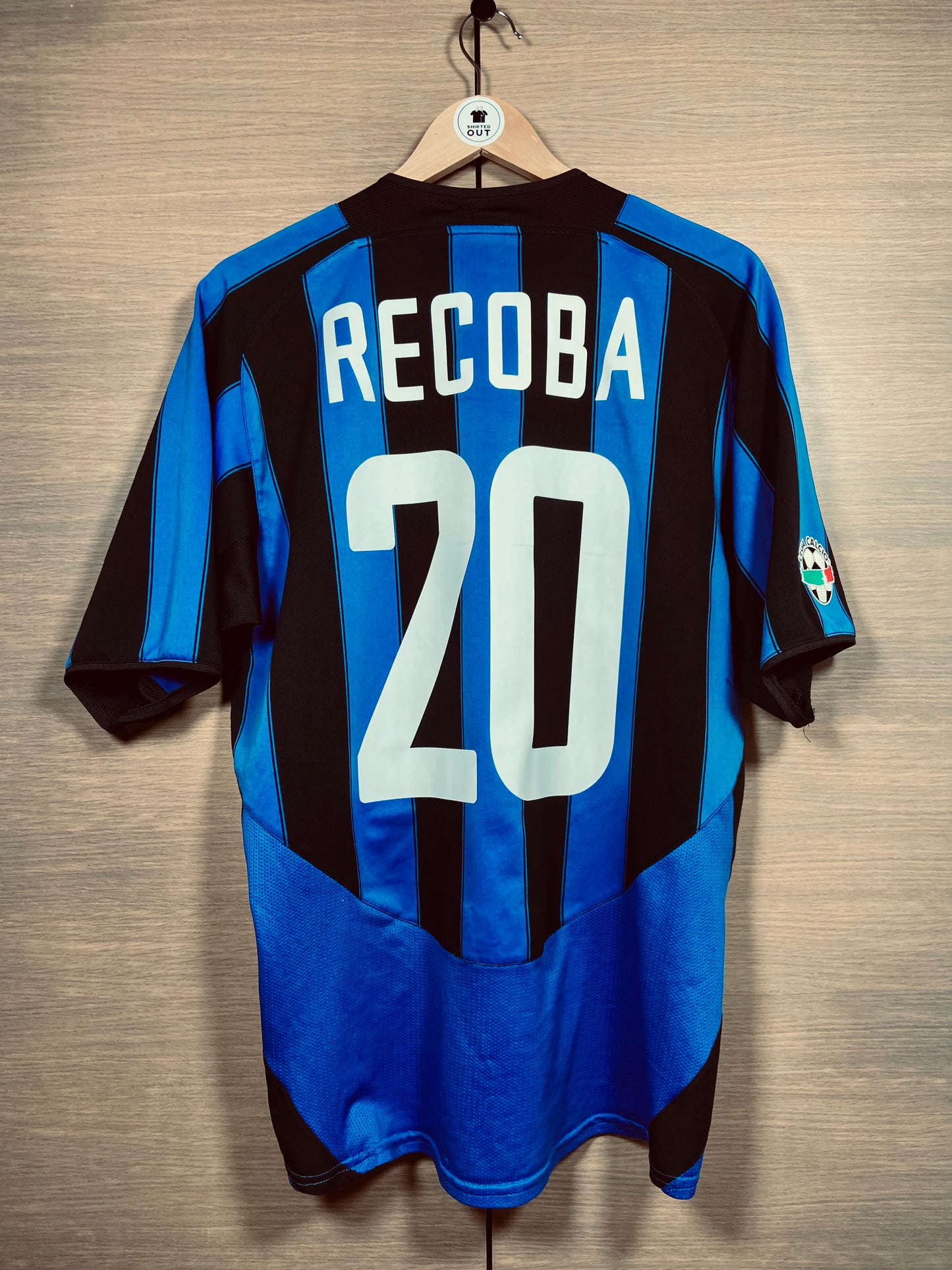 Inter Milan 2003-04 Home Calcio Shirt Recoba #20