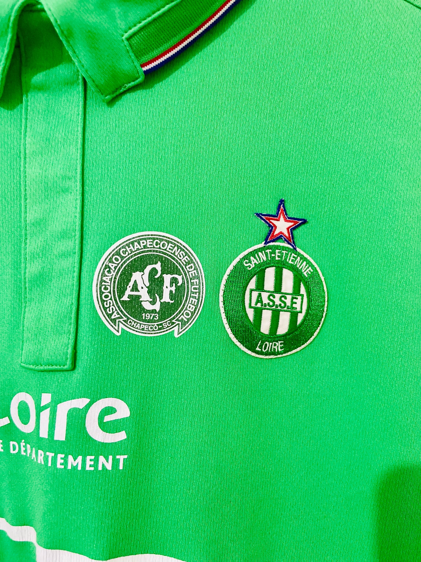 AS Saint-Étienne 2016-17 Player Issue Home Ligue 1 Shirt Pogba #19