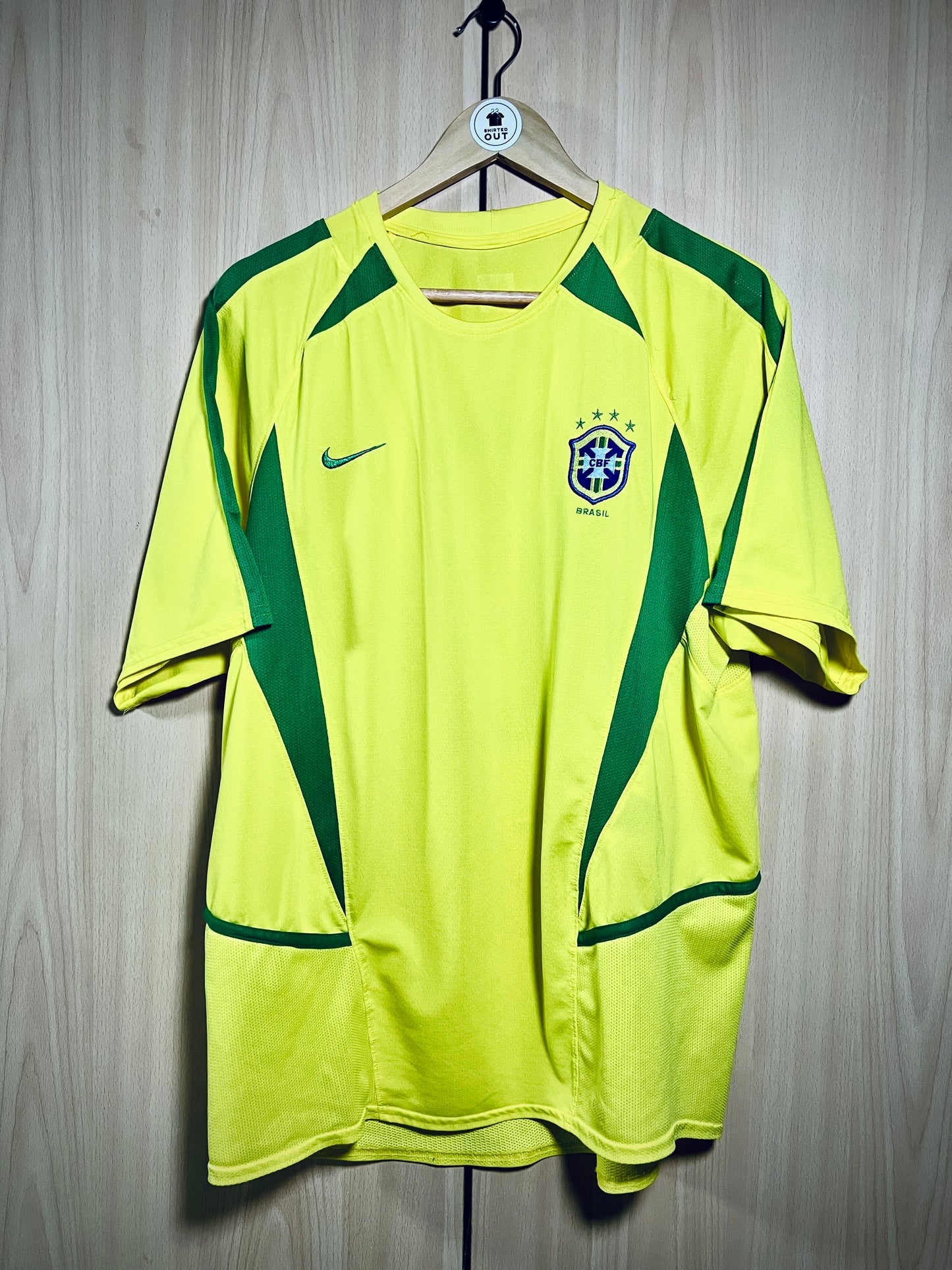 Brazil 2002-04 Home Shirt #10