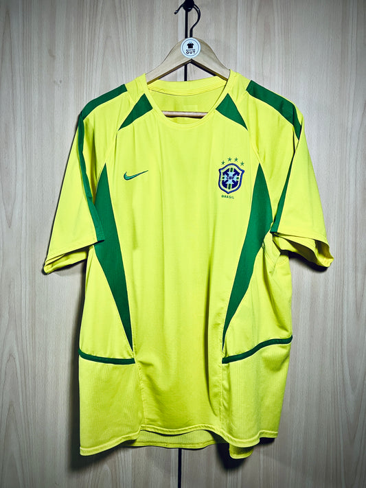 Brazil 2002-04 Home Shirt #10