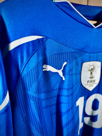 Italy 2010 WC home shirt ZAMBROTTA #19