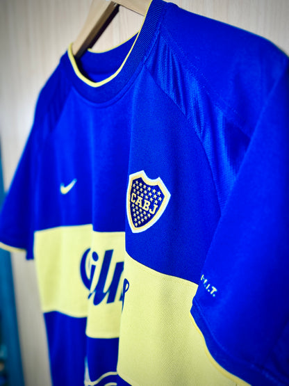 Boca Juniors 2000-01 Home Special Edition 'Signed' GUILLERMO #7