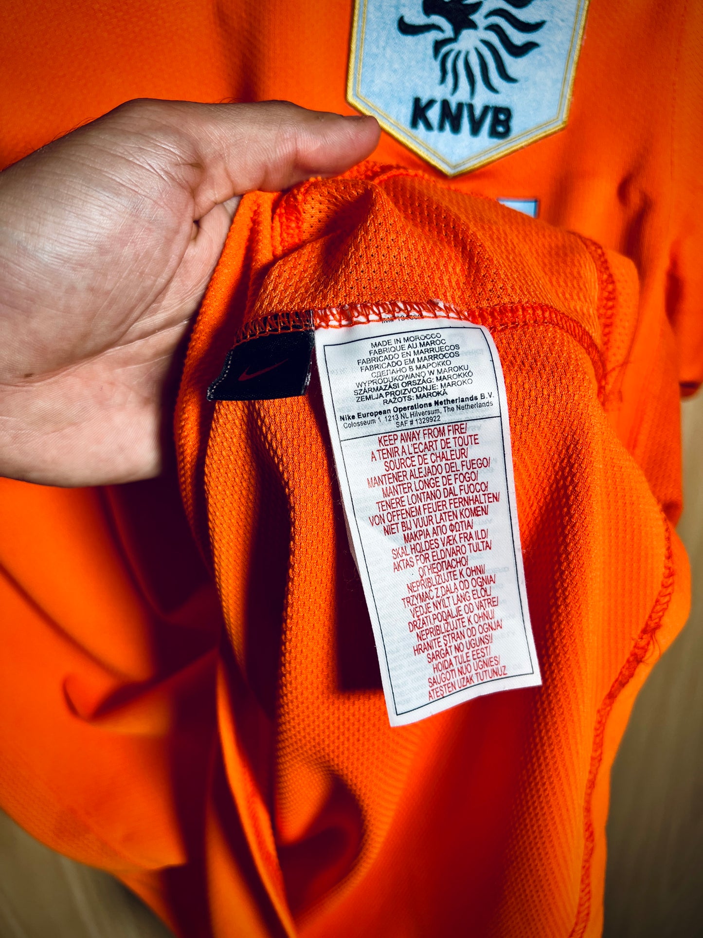 Netherlands 2006 WC home Shirt COCU #8