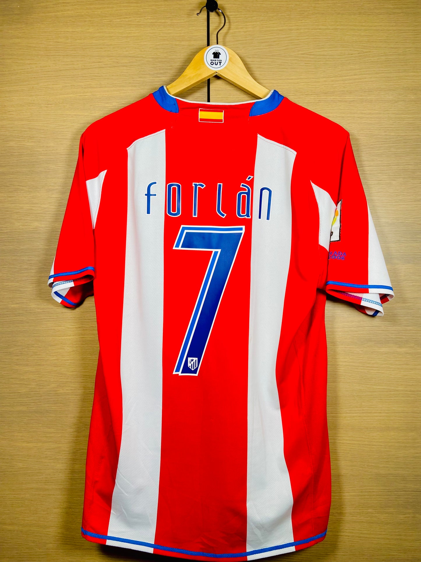 Atletico Madrid 2007-08 Home Shirt Forlan #7