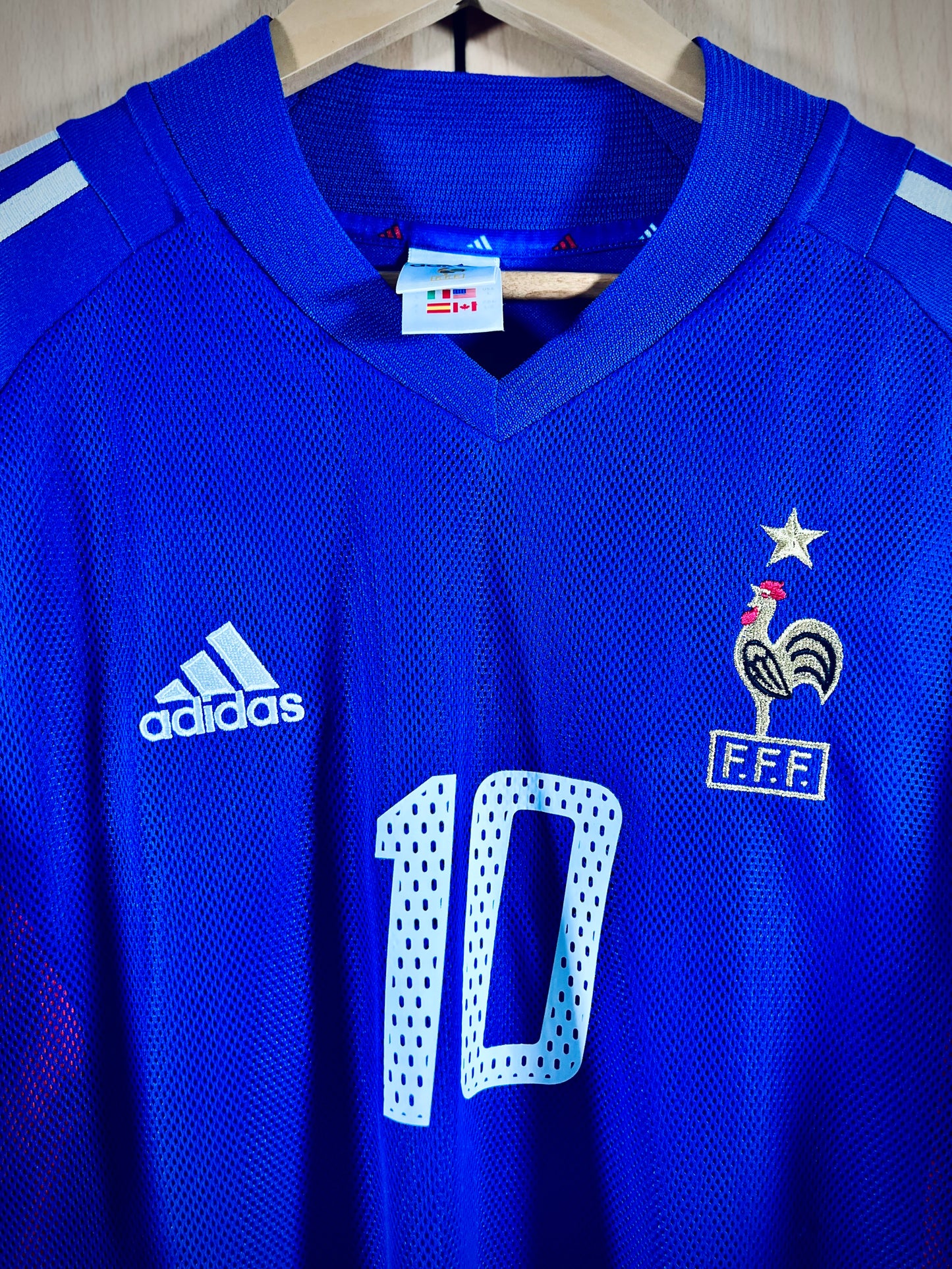 France 2002 Home WC Shirt ZIDANE #10