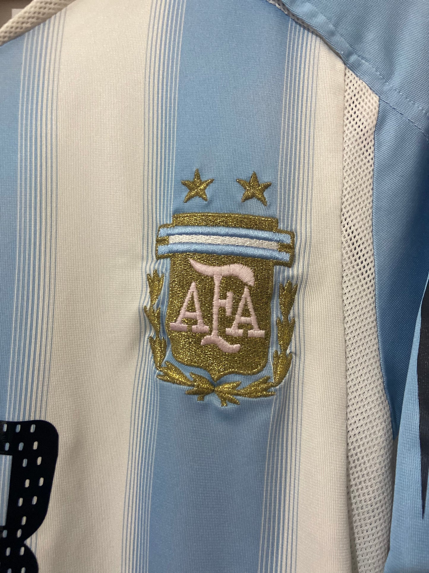 Argentina 2004 Home Shirt Messi #18