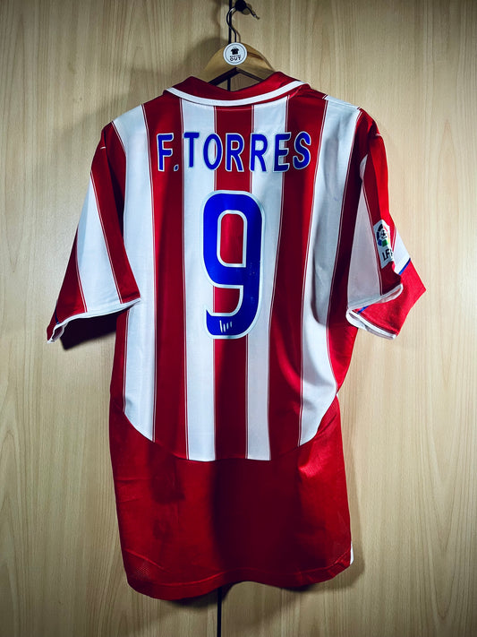 Atletico Madrid 2003-04 Home Shirt F. TORRES #9