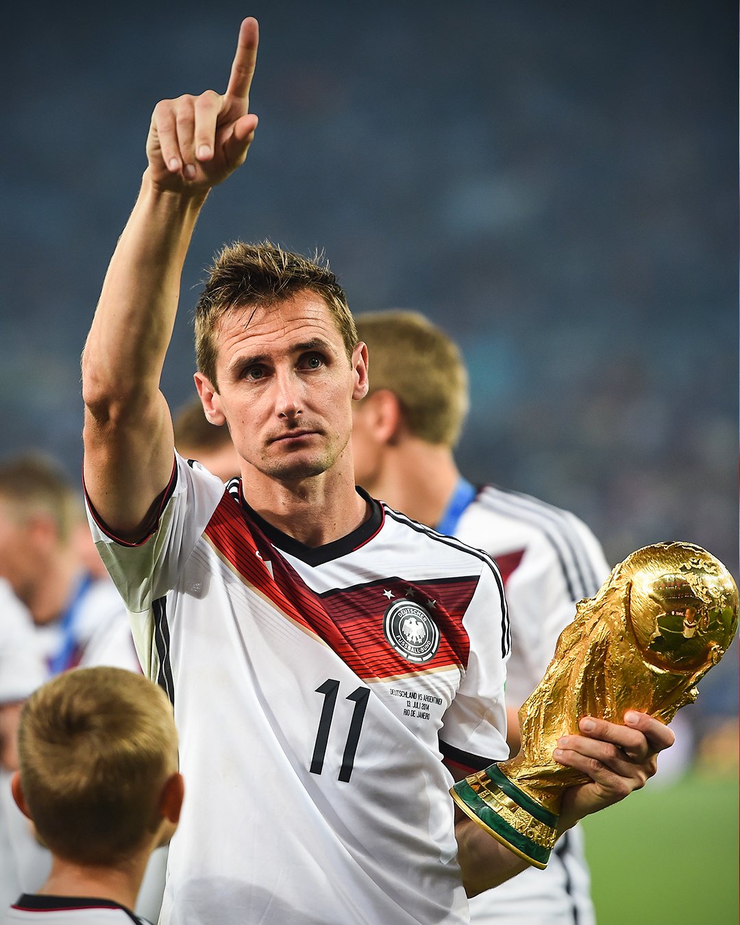 Germany 2014 Home WC Shirt Klose #11