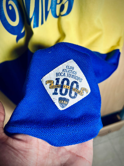 Boca Juniors 2000-01 Home Special Edition 'Signed' GUILLERMO #7
