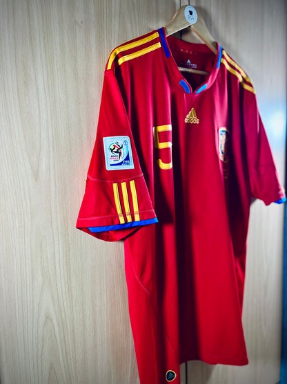 Spain 2010 Home WC Shirt PUYOL #5