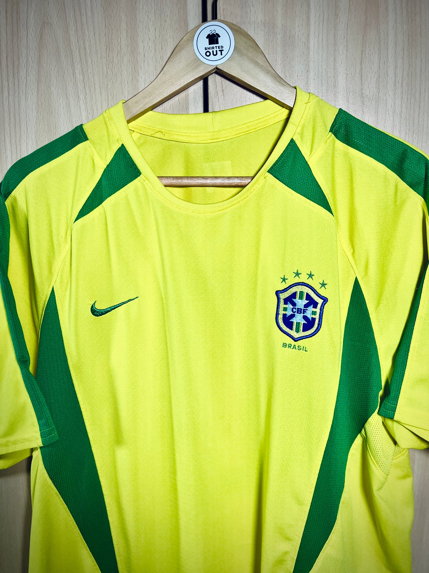 Brazil 2002-04 Home Shirt #10