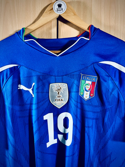 Italy 2010 WC home shirt ZAMBROTTA #19