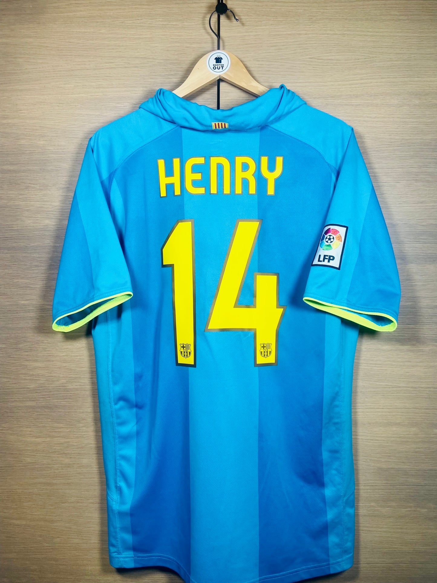 Barcelona 2007-09 Away Shirt Henry #14